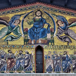 San Frediano Church Byzantine Mosaic in Lucca, Italy - Encircle Photos