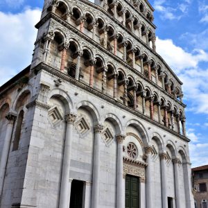 San Michele in Foro Western Façade in Lucca, Italy - Encircle Photos