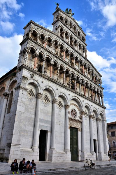San Michele in Foro Western Façade in Lucca, Italy - Encircle Photos