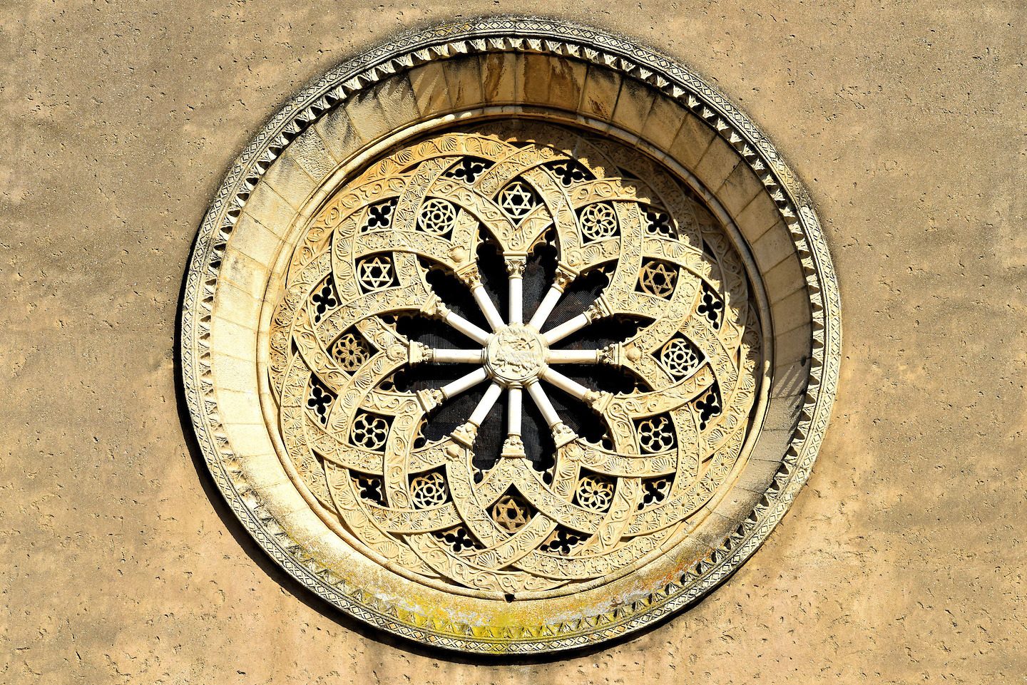 Rose Window on Saint Francis of Assisi Immaculate Church in Messina, Italy - Encircle Photos