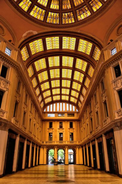 Interior of Galleria Vittorio Emanuele III in Messina, Italy - Encircle Photos