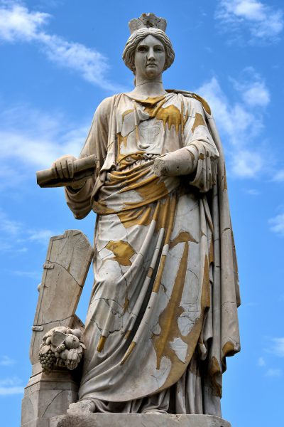 Messina Earthquake Victim Memorial Statue in Messina, Italy - Encircle Photos