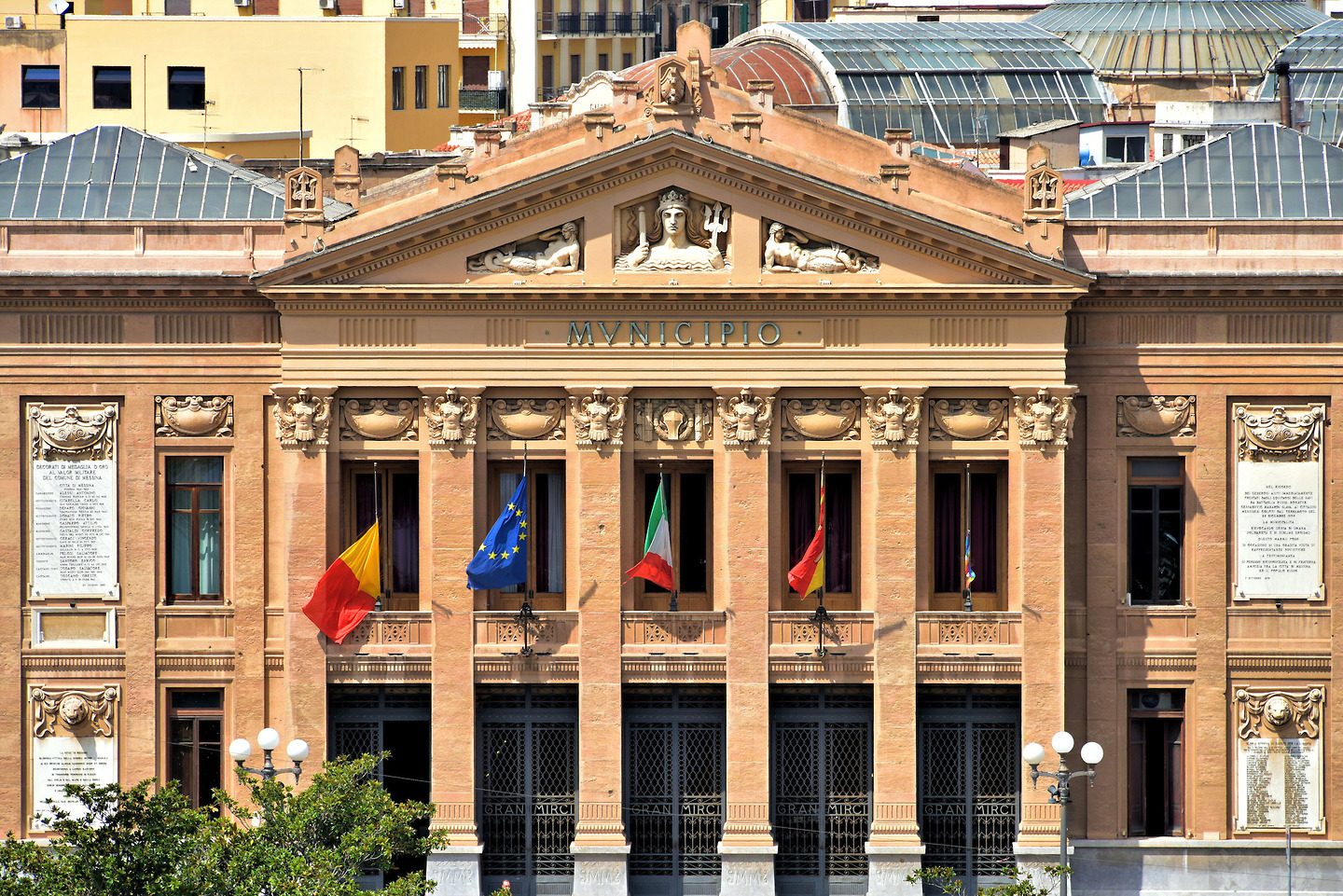 Municipio Town Hall in Messina, Italy - Encircle Photos