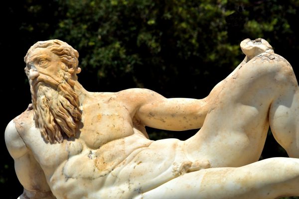Sculpture Detail on Orion Fountain in Messina, Italy - Encircle Photos