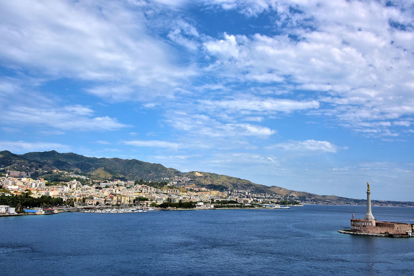 Strait of Messina in Messina, Italy Encircle Photos