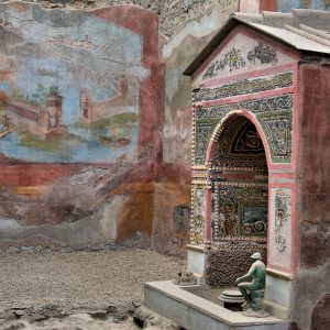 Tablinum Fresco at Casa della Fontana Picccola in Pompeii, Italy - Encircle Photos