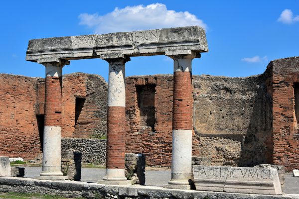 Temple of Vespasian at Forum in Pompeii, Italy - Encircle Photos