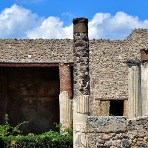 House along Via Marina in Pompeii, Italy - Encircle Photos