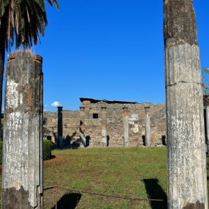 Columns at Palestra Grande in Pompeii, Italy - Encircle Photos