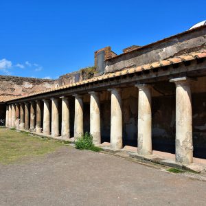 Palaestra at Stabian Baths in Pompeii, Italy - Encircle Photos
