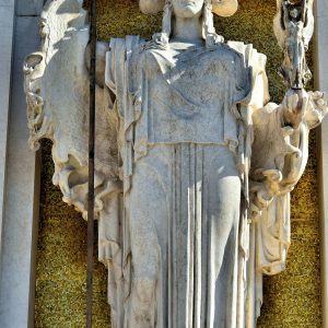 Goddess Roma Statue at Altare della Patria in Rome, Italy - Encircle Photos