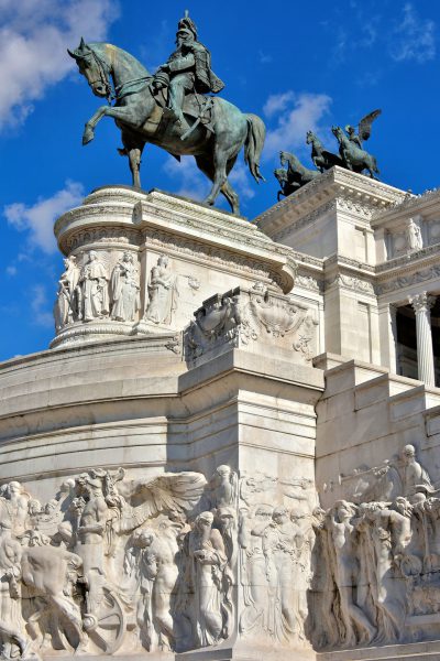 Equestrian Statue at Altare della Patria, in Rome, Italy - Encircle Photos