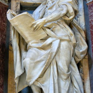 St. Matthew Sculpture inside Archbasilica of Saint John Lateran in Rome, Italy - Encircle Photos