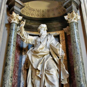 St. Paul Sculpture inside Archbasilica of Saint John Lateran in Rome, Italy - Encircle Photos