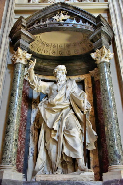 St. Paul Sculpture inside Archbasilica of Saint John Lateran in Rome, Italy - Encircle Photos