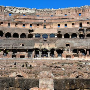 Seating Arrangements inside Colosseum’s Arena in Rome, Italy - Encircle Photos