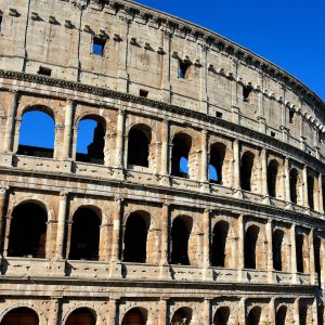 Northern Façade of the Colosseum in Rome, Italy - Encircle Photos