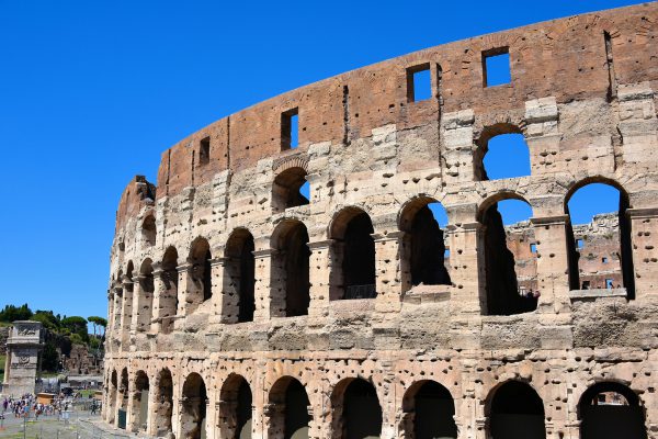 Southern Façade of the Colosseum in Rome, Italy - Encircle Photos