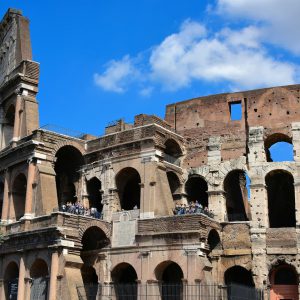 Western Façade of the Colosseum in Rome, Italy - Encircle Photos