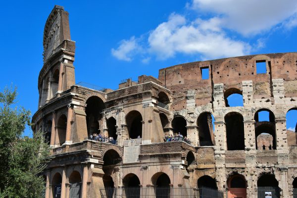 Western Façade of the Colosseum in Rome, Italy - Encircle Photos