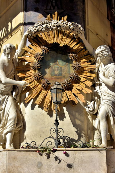 Madonnas at Street Intersections in Rome, Italy - Encircle Photos