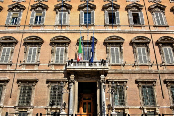 Italian Senate in Palazzo Madama in Rome, Italy - Encircle Photos