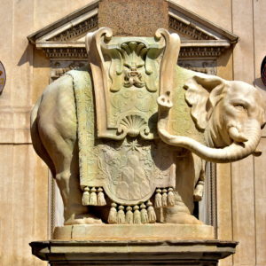 Elephant and Obelisk at Piazza della Minerva in Rome, Italy - Encircle Photos