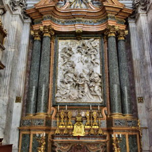 High Altar of Sant’Agnese in Agone on Piazza Navona in Rome, Italy - Encircle Photos
