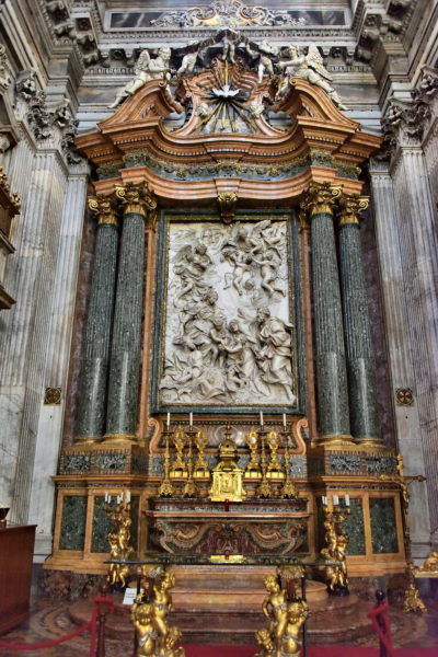 High Altar of Sant’Agnese in Agone on Piazza Navona in Rome, Italy - Encircle Photos