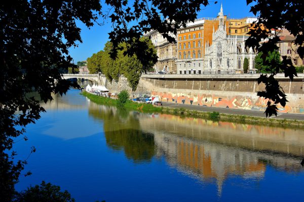 Tiber River from Pointe Cavour in Rome, Italy - Encircle Photos
