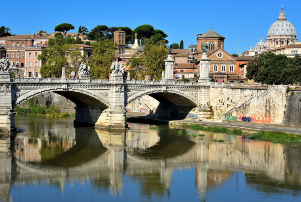 Ponte Vittorio Emanuele II in Rome, Italy - Encircle Photos