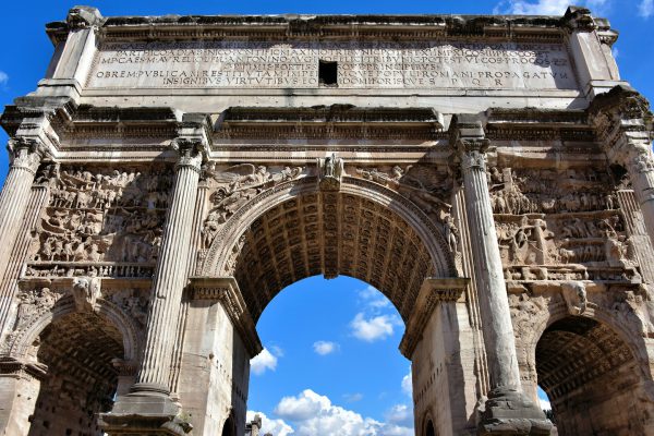 Arch of Septimius Severus at Roman Forum in Rome, Italy - Encircle Photos