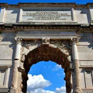 Arch of Titus at Entrance of Roman Forum in Rome, Italy - Encircle Photos