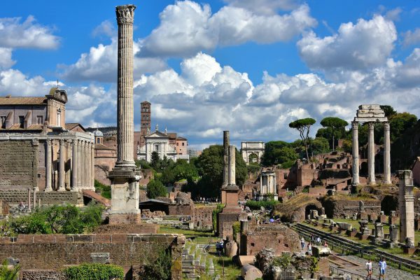 Panoramic View of Roman Forum in Rome, Italy - Encircle Photos