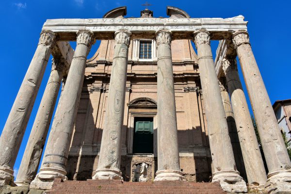 Temple of Antoninus and Faustina at Roman Forum in Rome, Italy - Encircle Photos