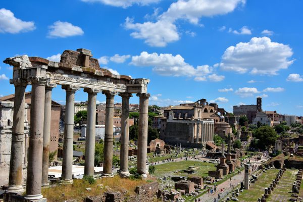 Roman Forum View from Capitoline Hill in Rome, Italy - Encircle Photos