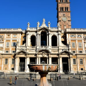 Entrance of Saint Mary Major Basilica in Rome, Italy - Encircle Photos