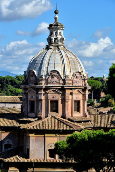 Dome of Santi Luca e Martina in Rome, Italy - Encircle Photos