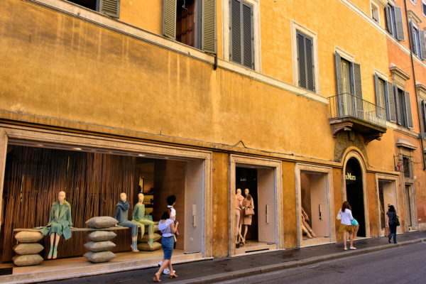 Upscale Shopping near Spanish Steps in Rome, Italy - Encircle Photos