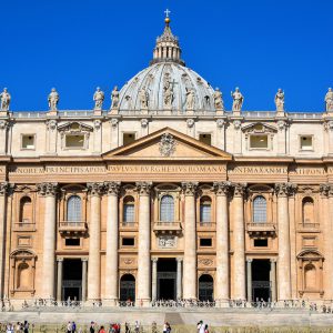 St. Peter’s Basilica View from St. Peter’s Square in Rome, Italy - Encircle Photos
