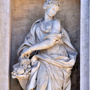 Sculptures on Trevi Fountain in Rome, Italy - Encircle Photos