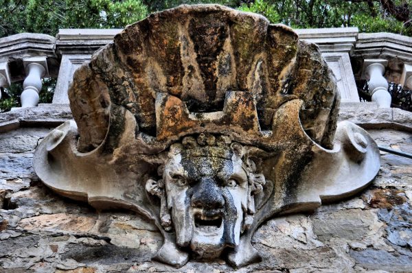 Giardini Regina Elena Gargoyle in San Remo, Italy - Encircle Photos