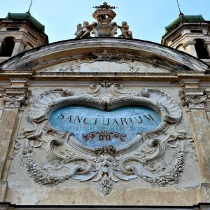 Madonna Della Costa Sanctuarium Crest in San Remo, Italy - Encircle Photos