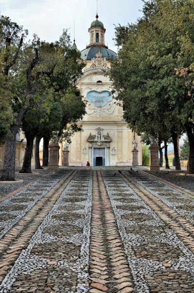 Madonna Della Costa Uphill Path in San Remo, Italy - Encircle Photos
