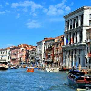 Palazzi on Grand Canal in Venice, Italy - Encircle Photos