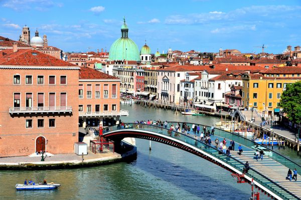 Ponte della Costituzione at Piazzale Roma in Venice, Italy - Encircle Photos