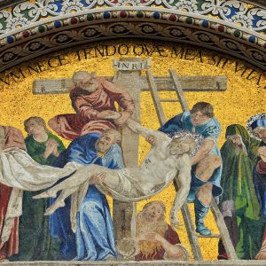 St. Mark’s Basilica Crucifixion Mosaic in Venice, Italy - Encircle Photos