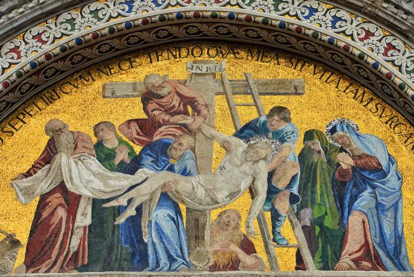St. Mark’s Basilica Crucifixion Mosaic in Venice, Italy - Encircle Photos