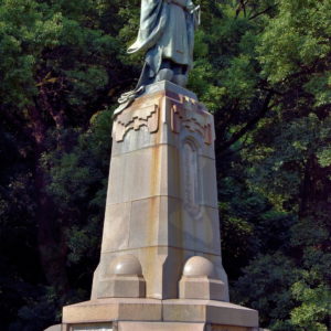 Shimazu Nariakira Statue at Terukuni Shrine in Kagoshima, Japan - Encircle Photos
