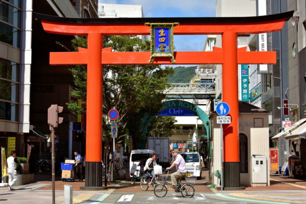 Red Torii of Ikuta Road in Kobe, Japan - Encircle Photos